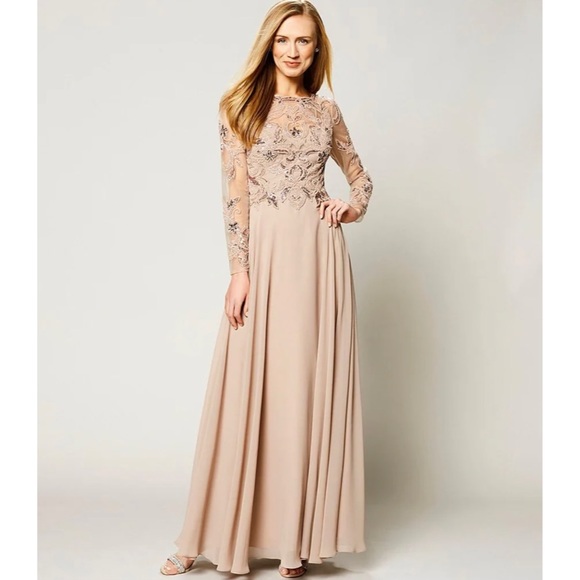 Xscape | Dresses | Xscape Jewel Neck 